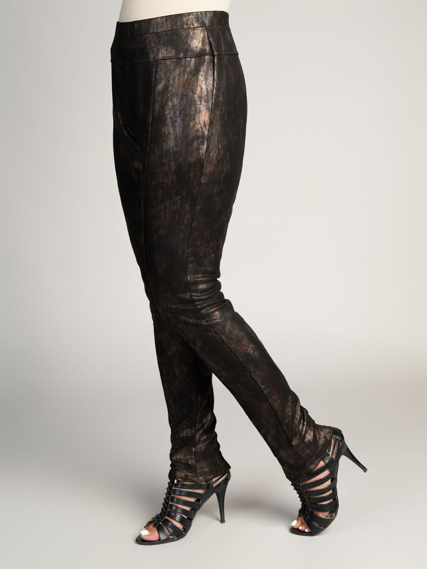 Pull-On Foil Leggings