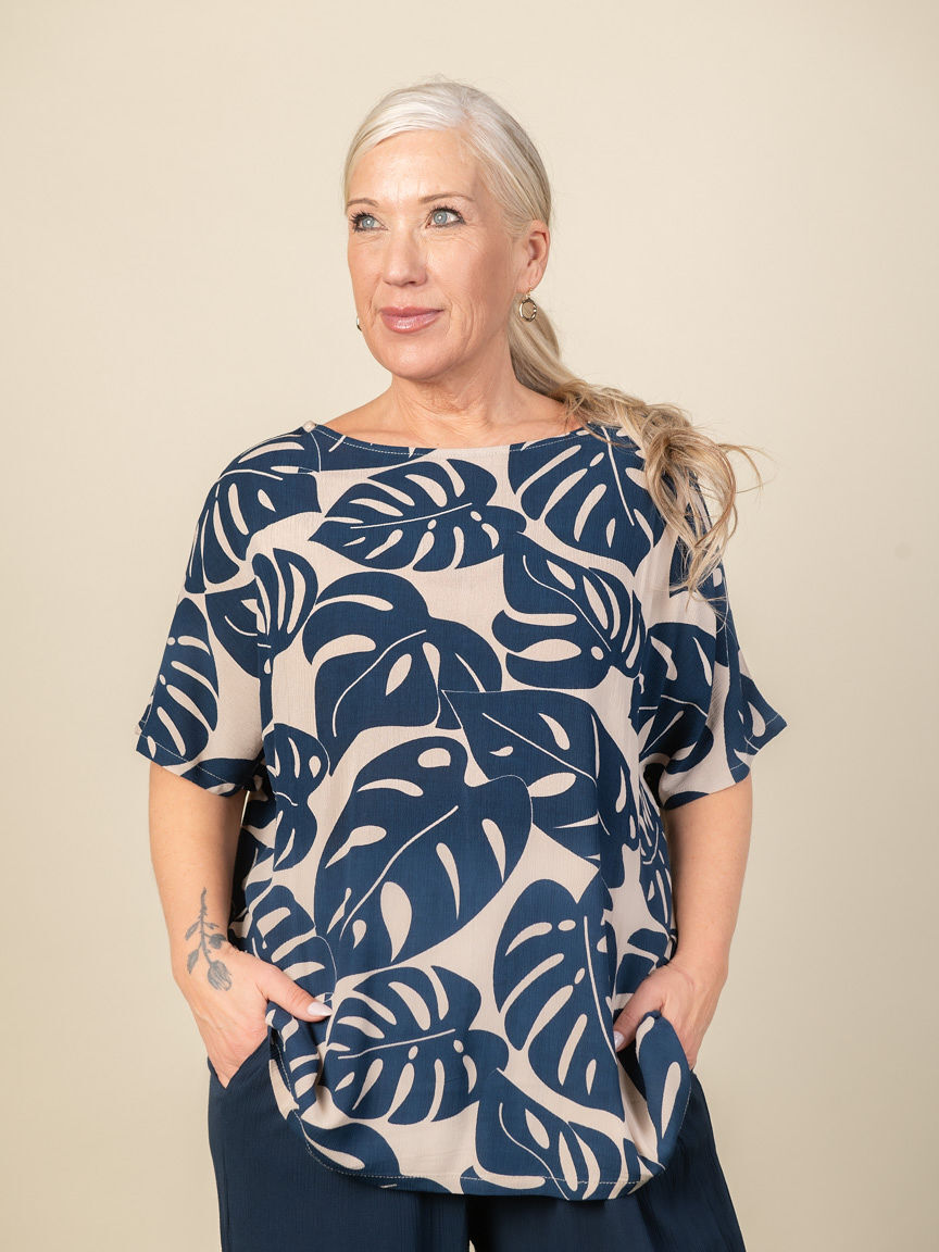 Short Sleeve Oversized Top Image 1