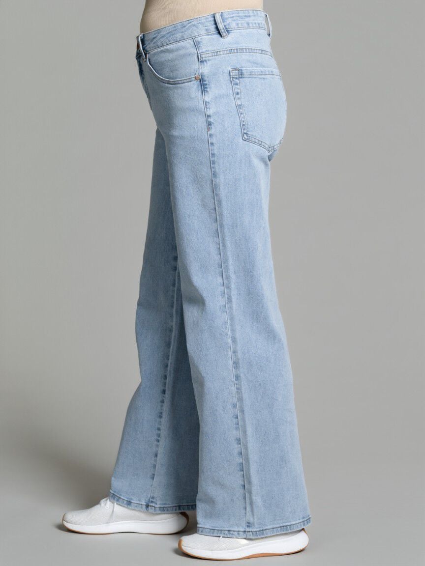 High Rise Wide Leg Jeans