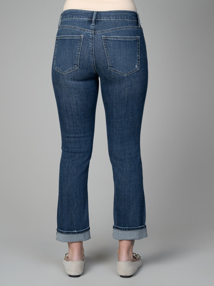 Suki Mid Rise Straight Leg Lux Stretch Jeans