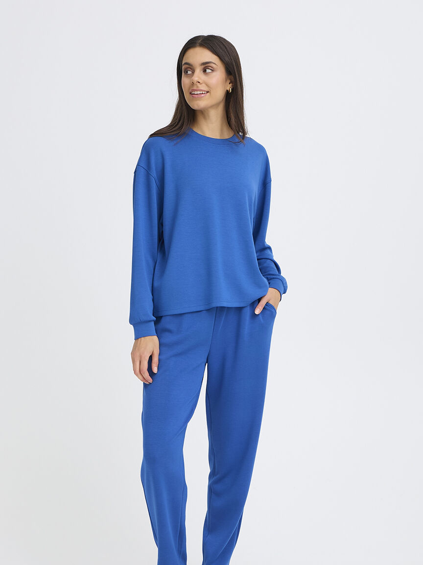 Pull On Ankle Length Sweatpants Image 1