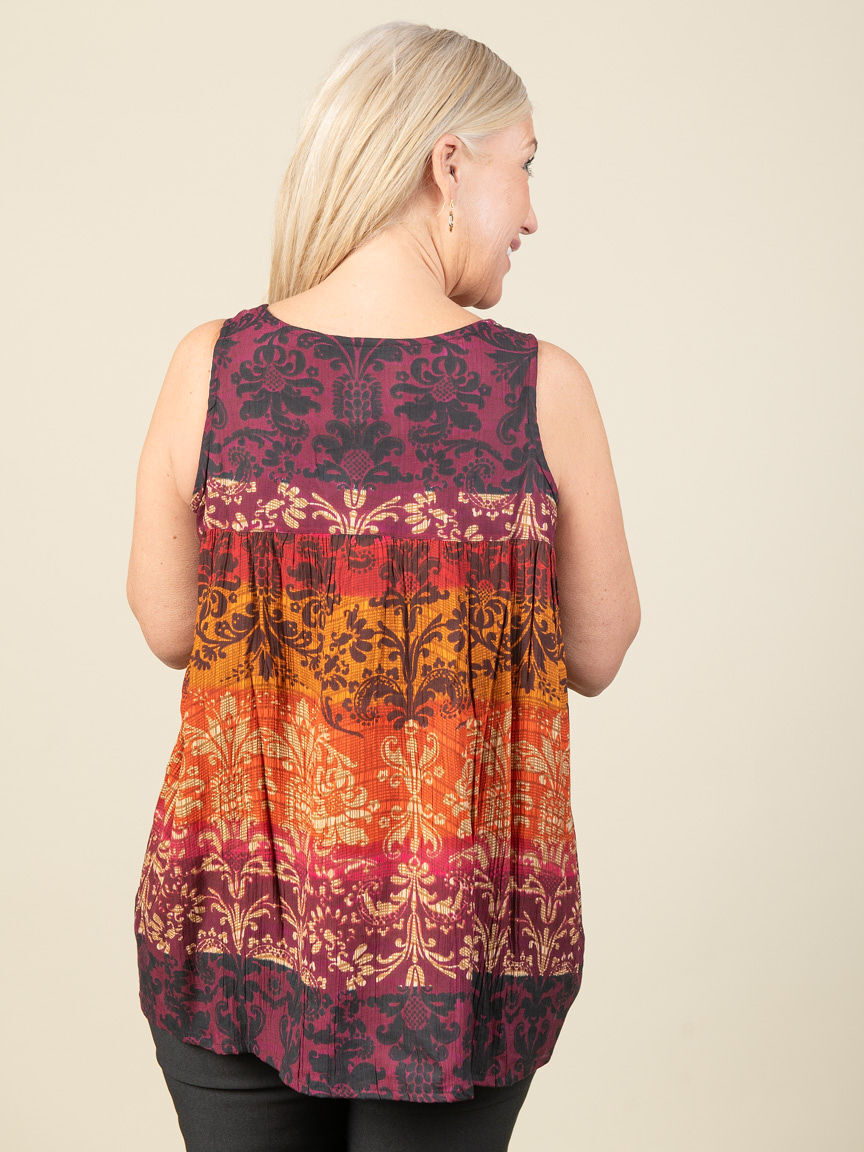 Sleeveless Tye Dye Top  Image 2