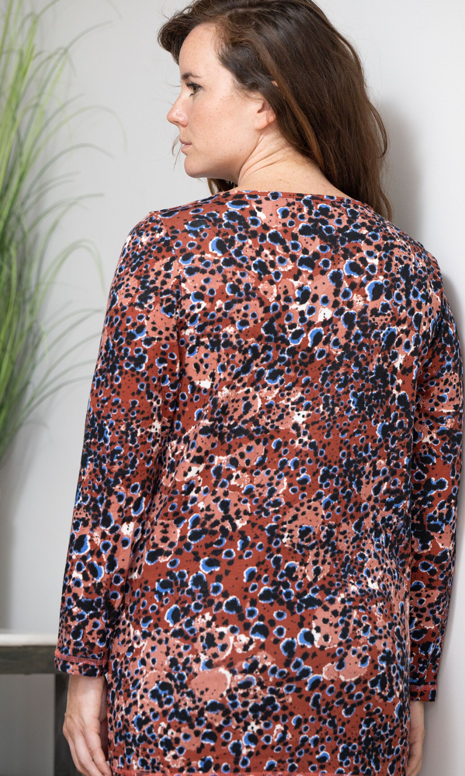 Spotted CrissCross Top Image 4