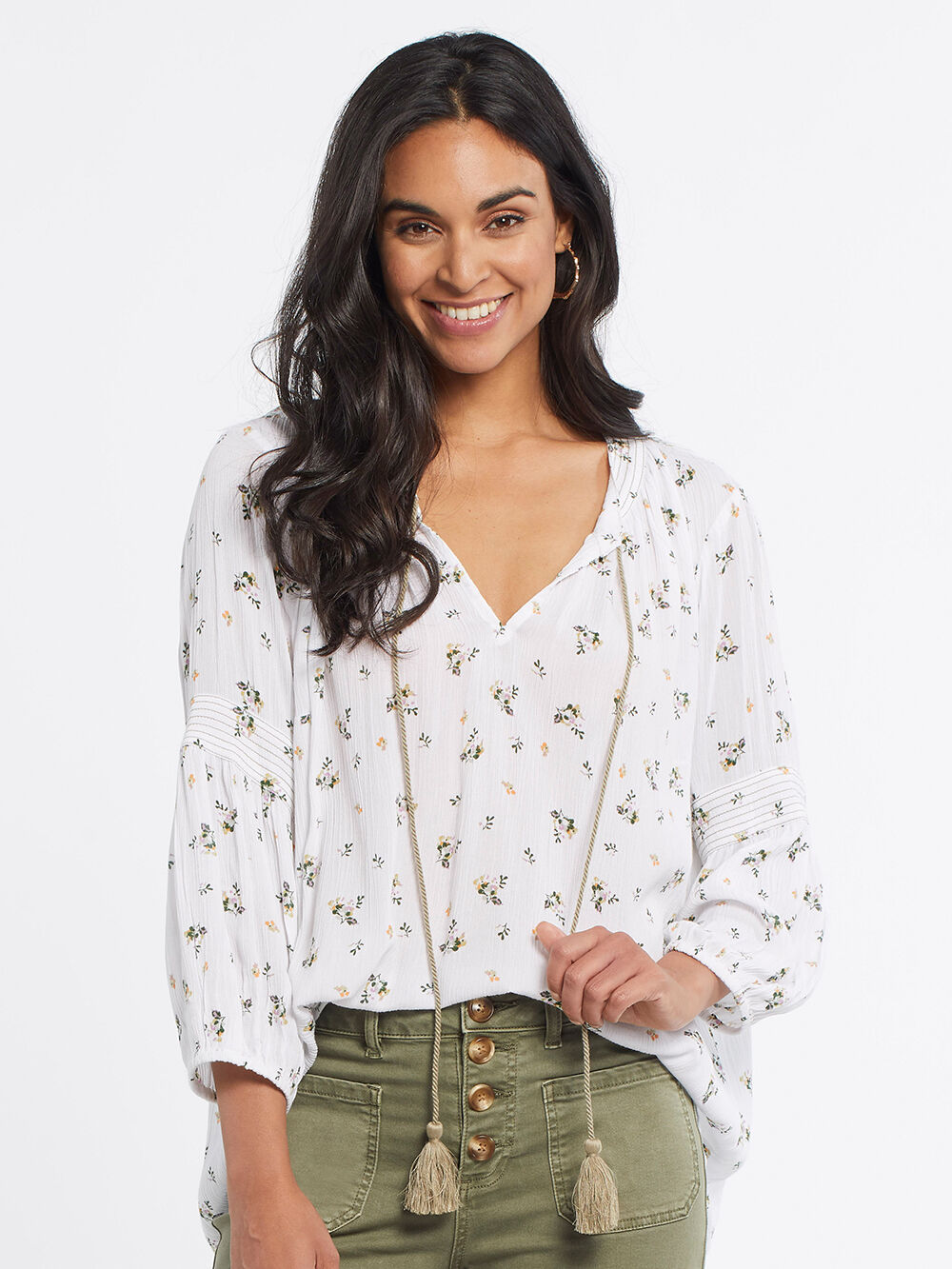 Boho Peasant Blouse Image 1