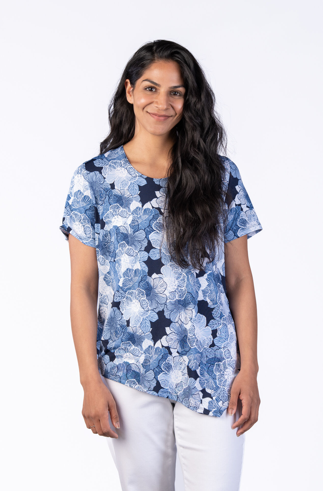 Asymmetrical Hem Shirt Image 2