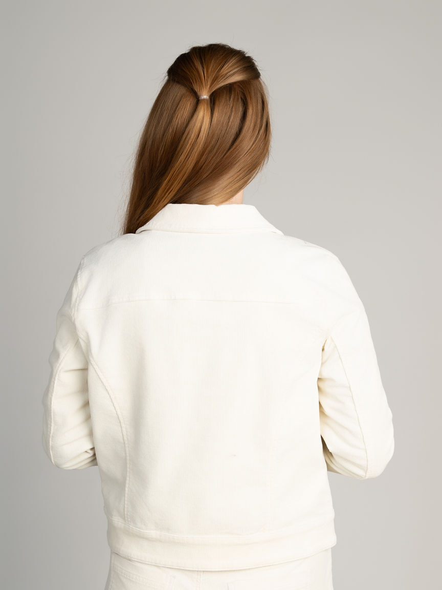 Corduroy Button-Front Jacket