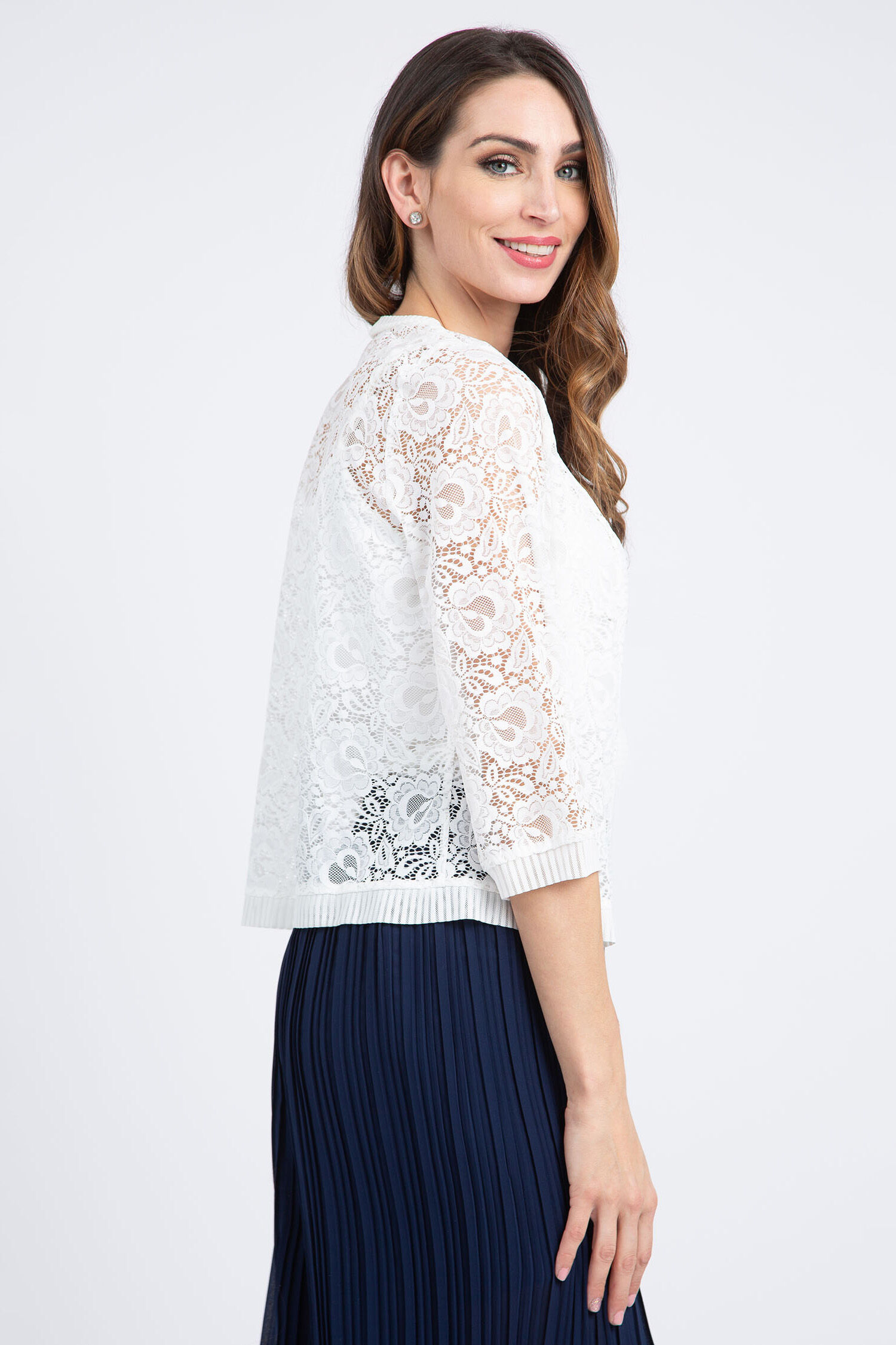 Floral Lace Cardigan Image 4