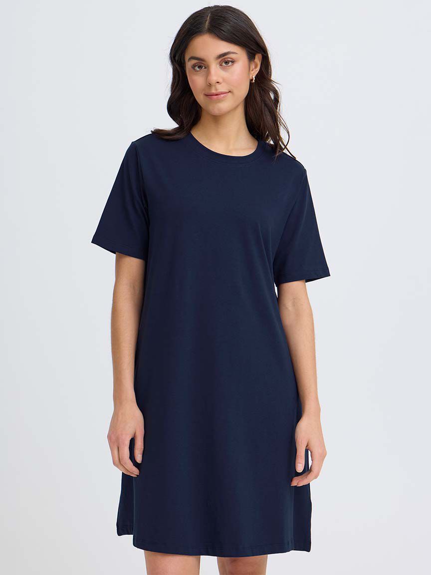 Short Sleeve Knee Length Dress Image 2