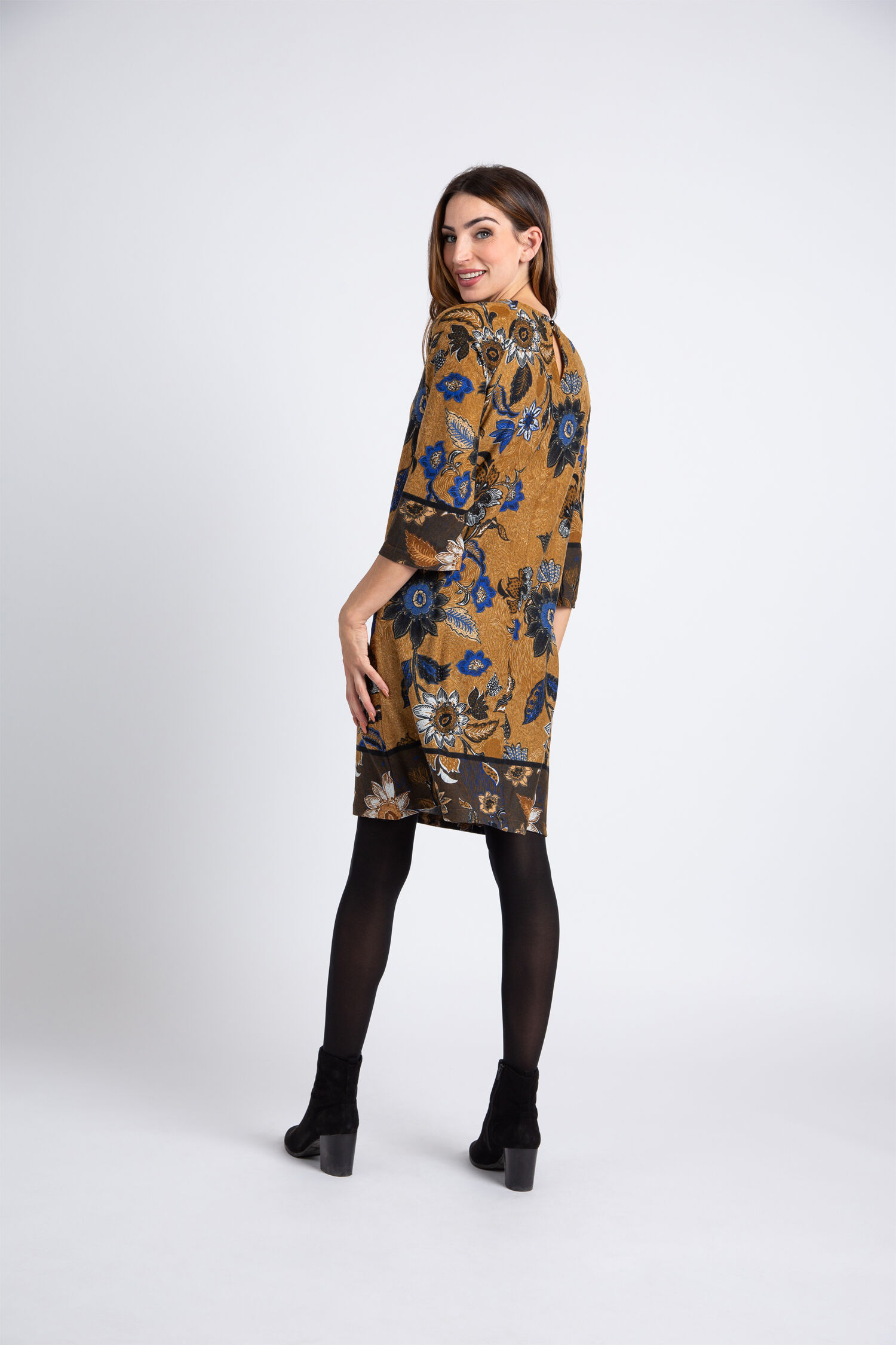 Floral Print Knee Length Dress  Image 2