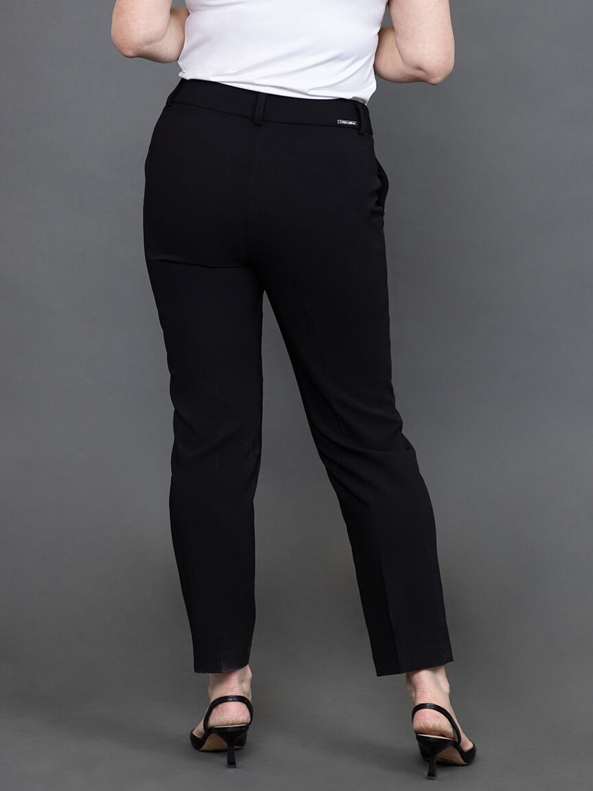 Straight Leg Pull On Ankle Pant