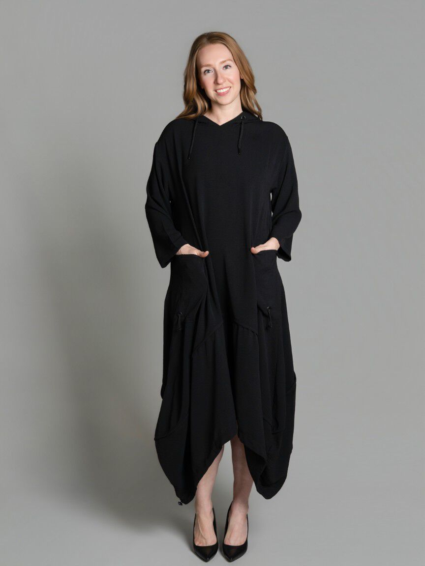 Hooded Midi Dress