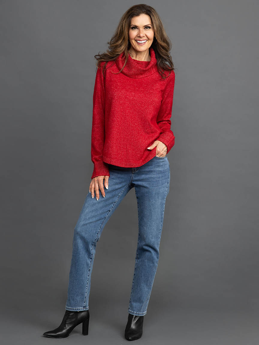 Long Sleeve Turtleneck Sweater Image 1