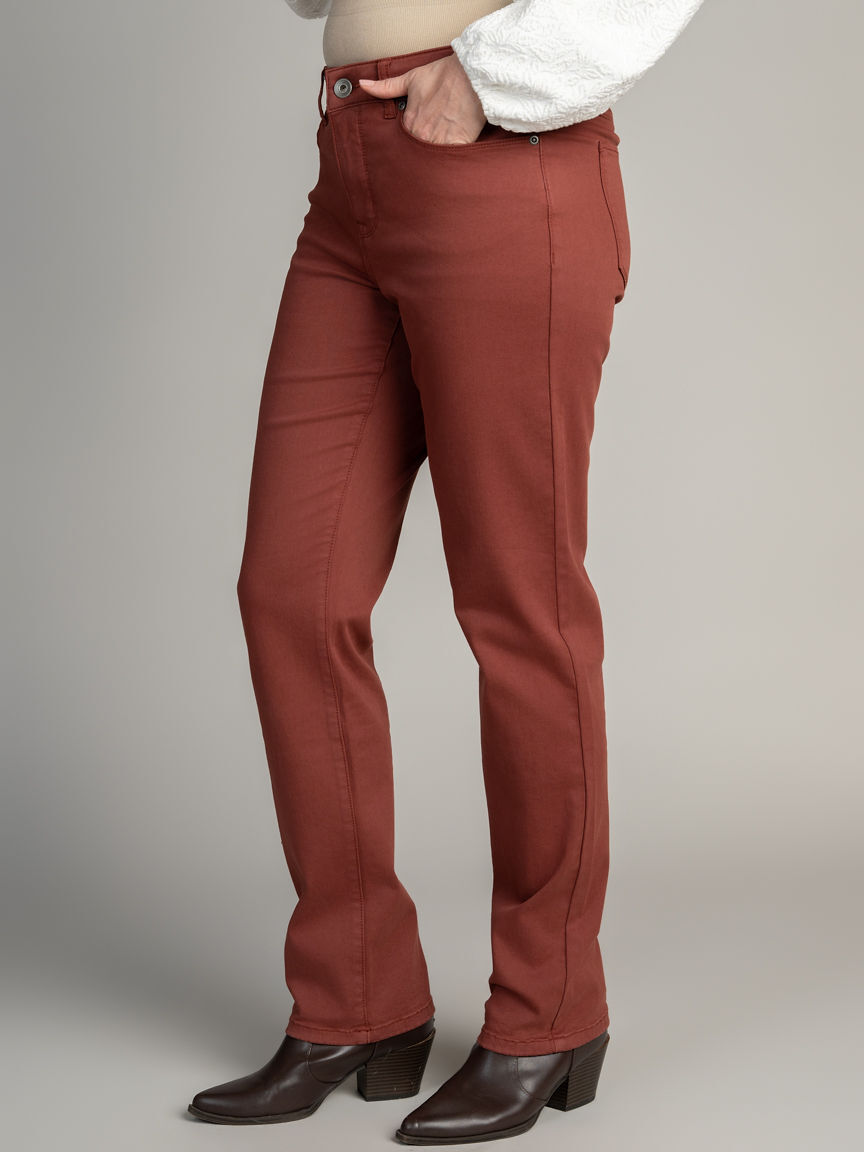 Petite 5 Pocket Colored Jeans 