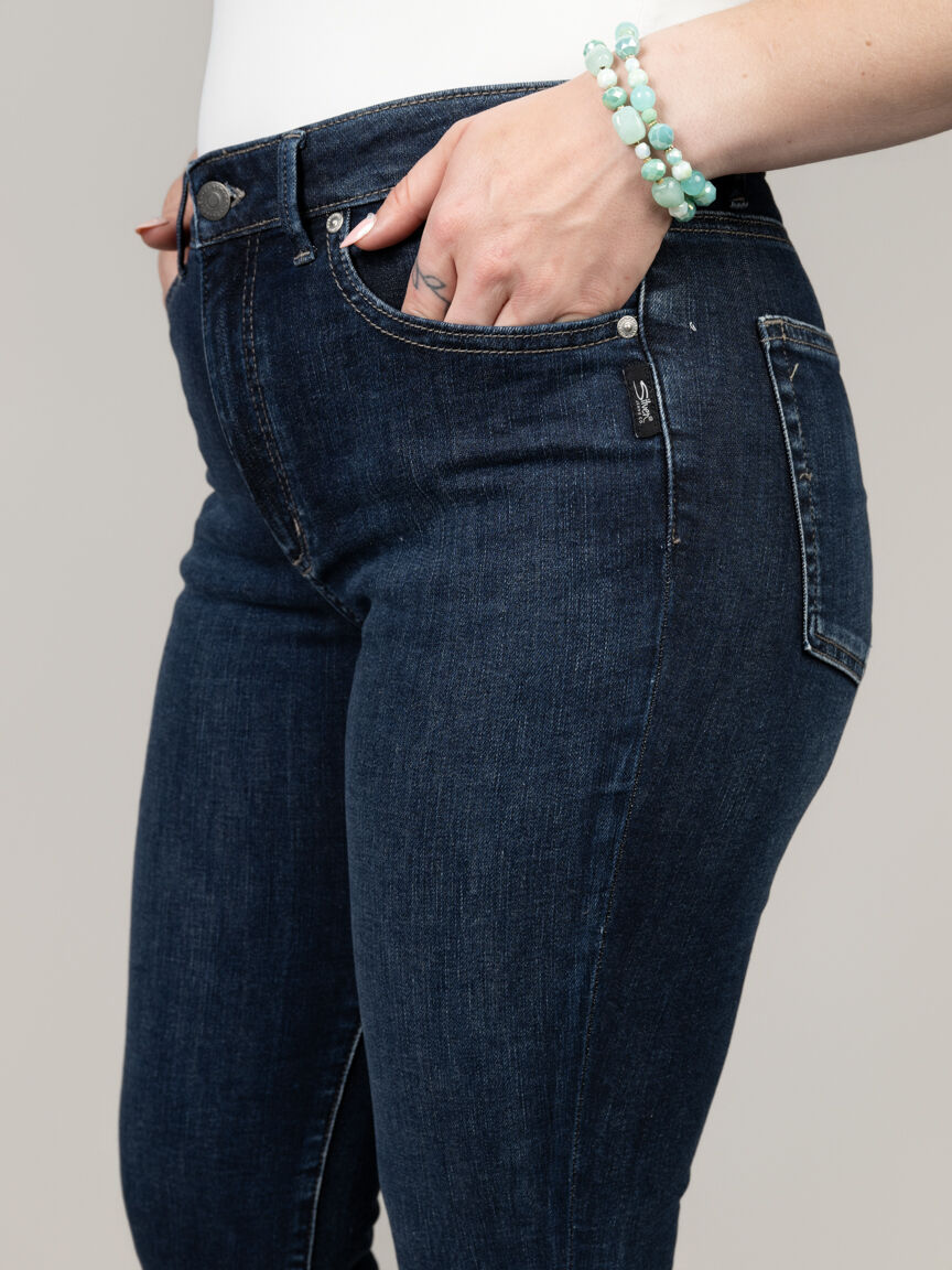 Isbister High Rise Slim Capri Jeans