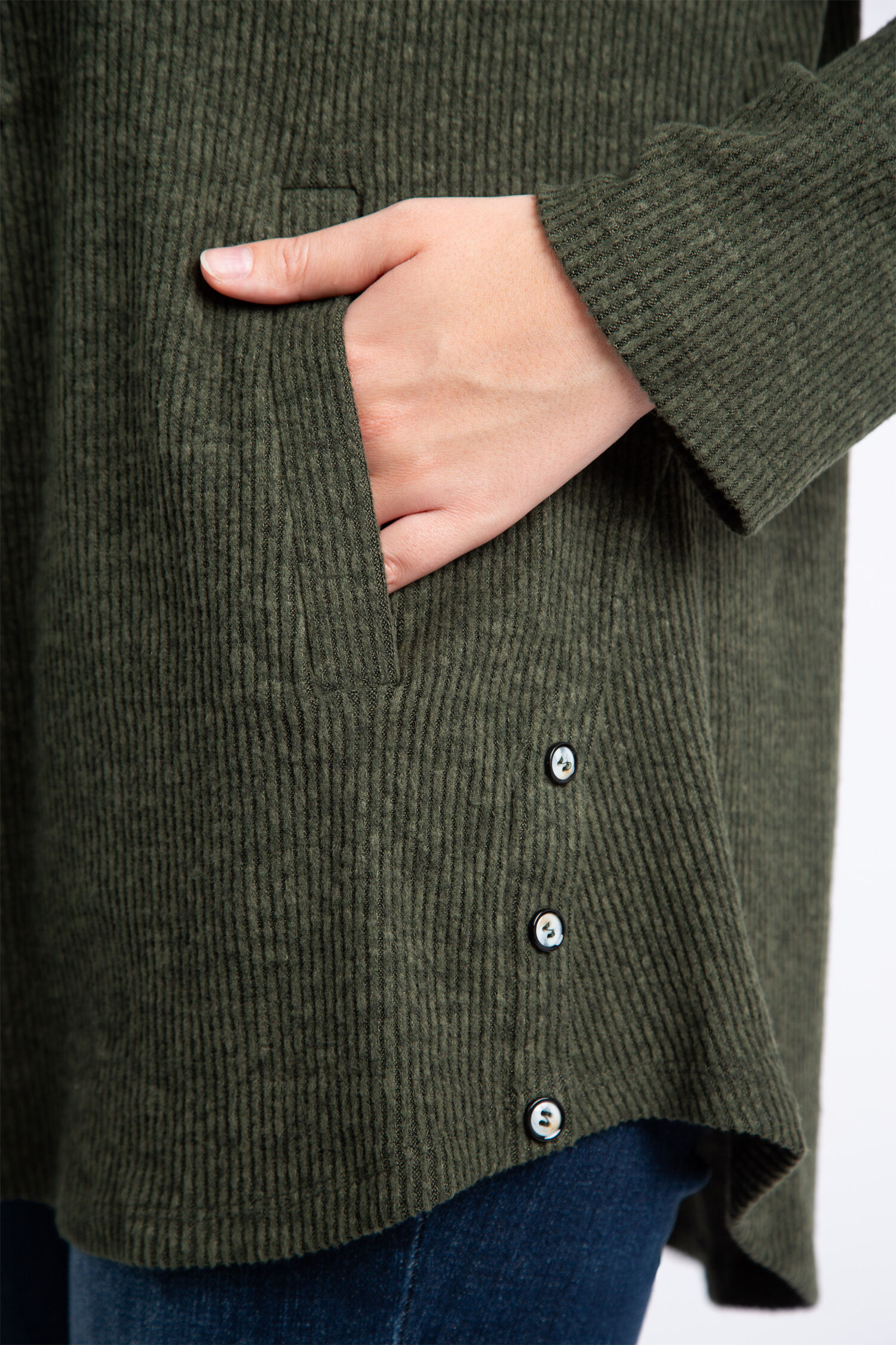 Ribbed Hooded Top  Image 4