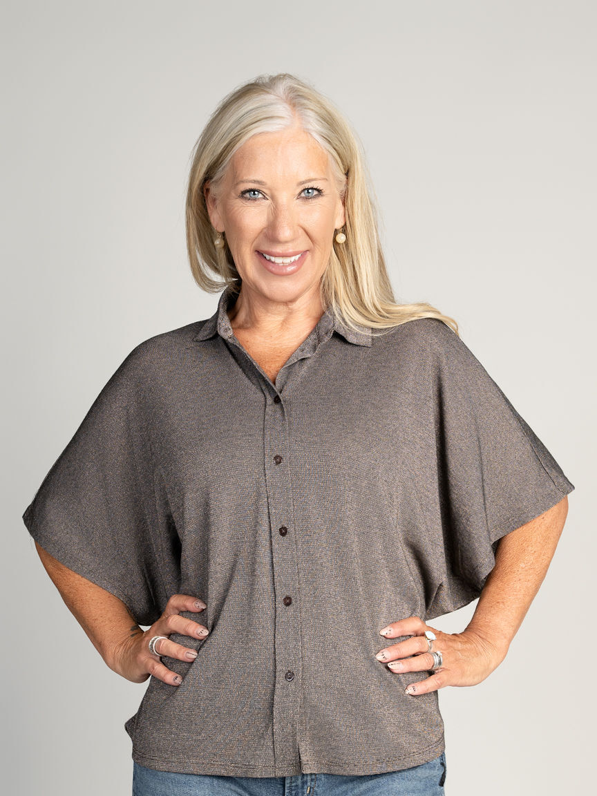 Lightweight Shimmer Blouse