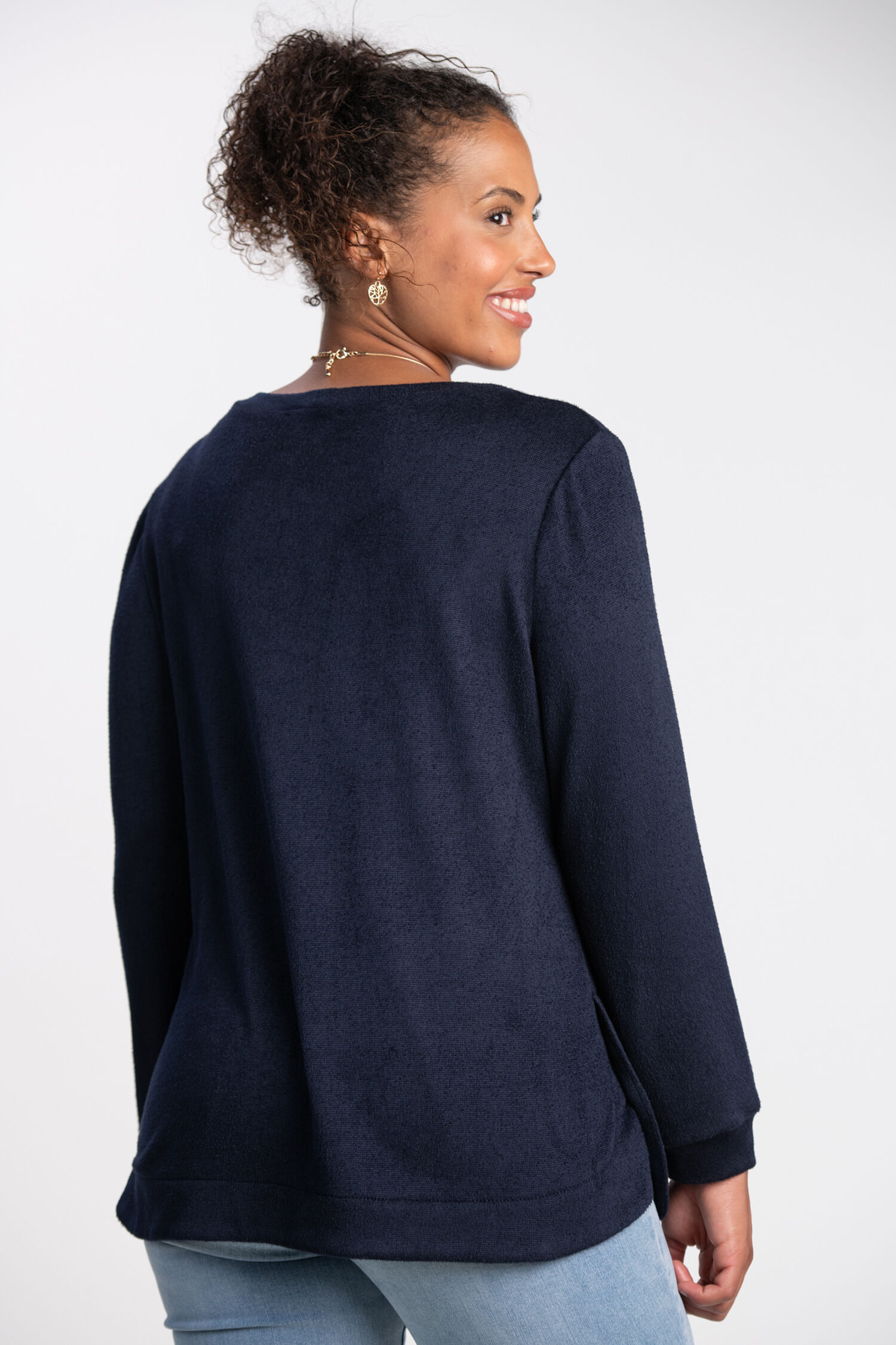 Long Sleeve Top w/ Buttons  Image 3