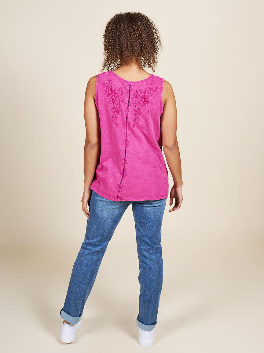 Sleeveless Cotton Top  Image 2