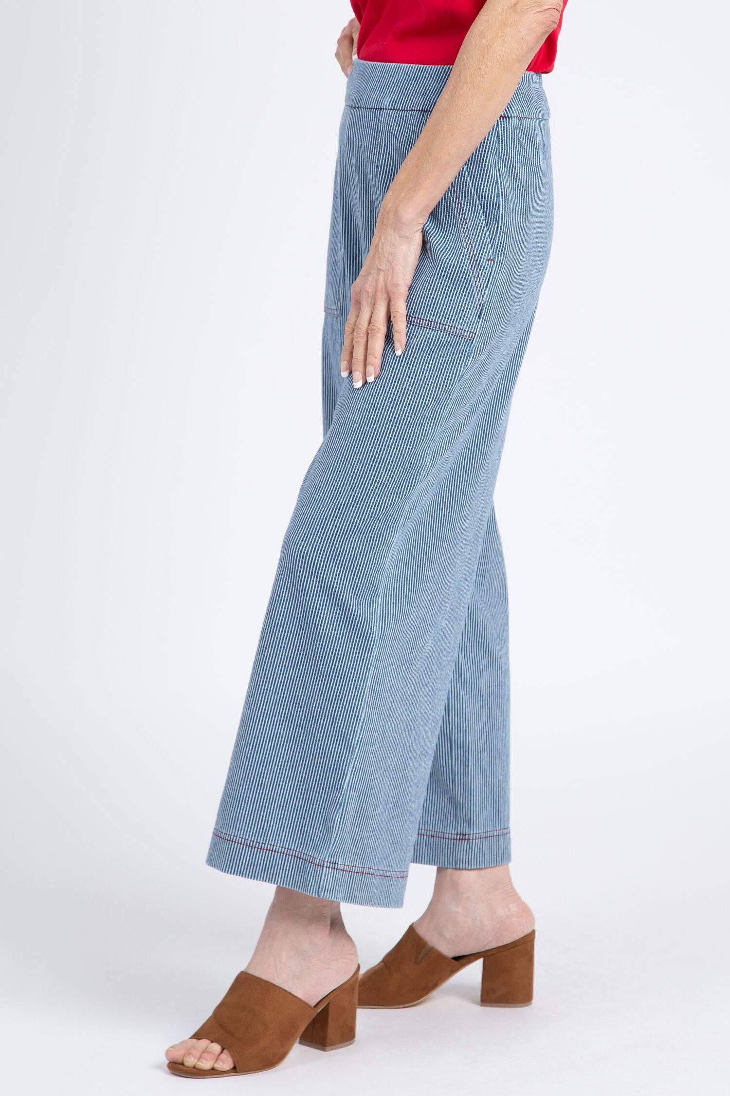 Pull-On Palazzo Capri Image 2