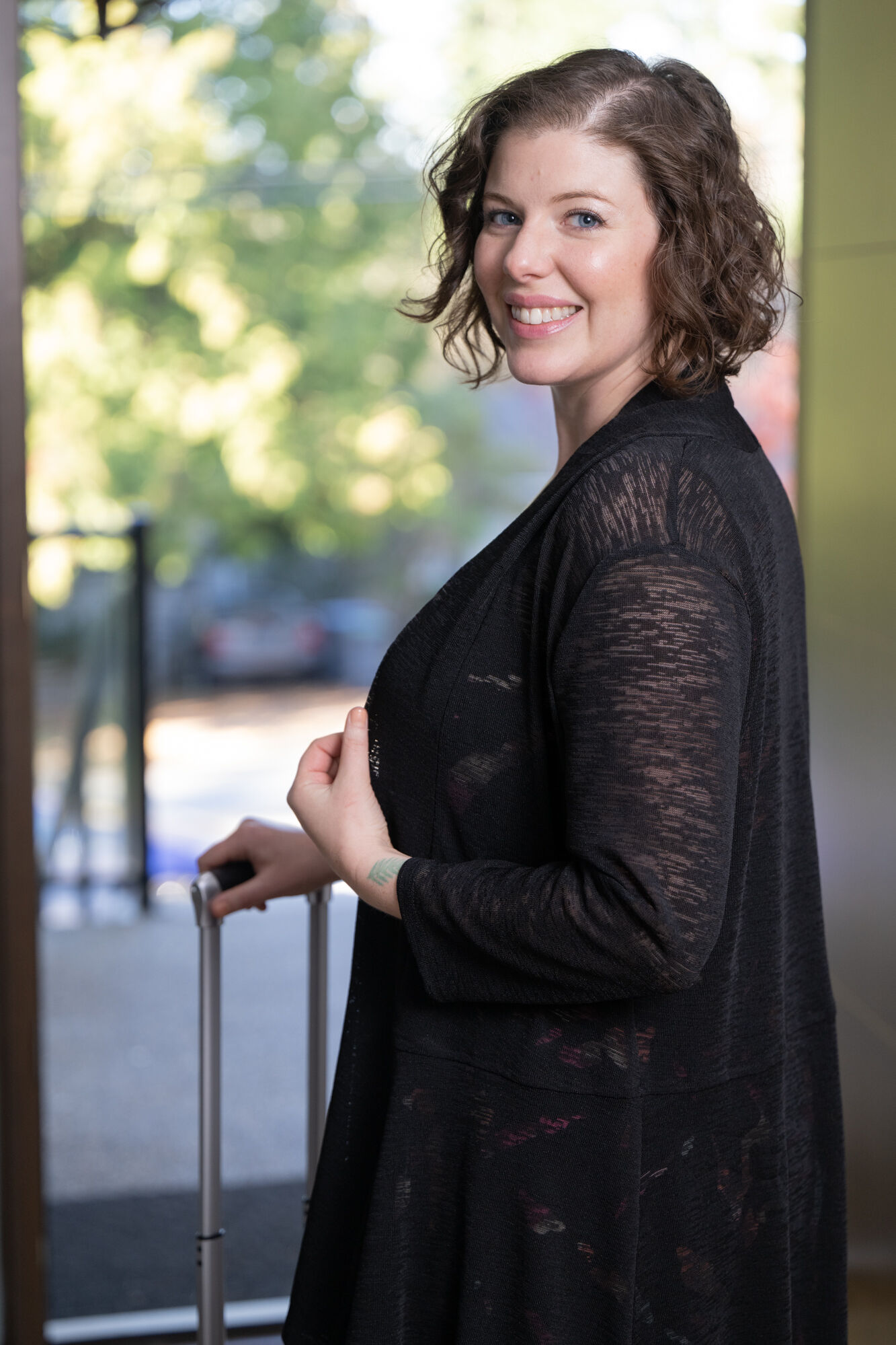 Sheer Travel Cardigan Image 2