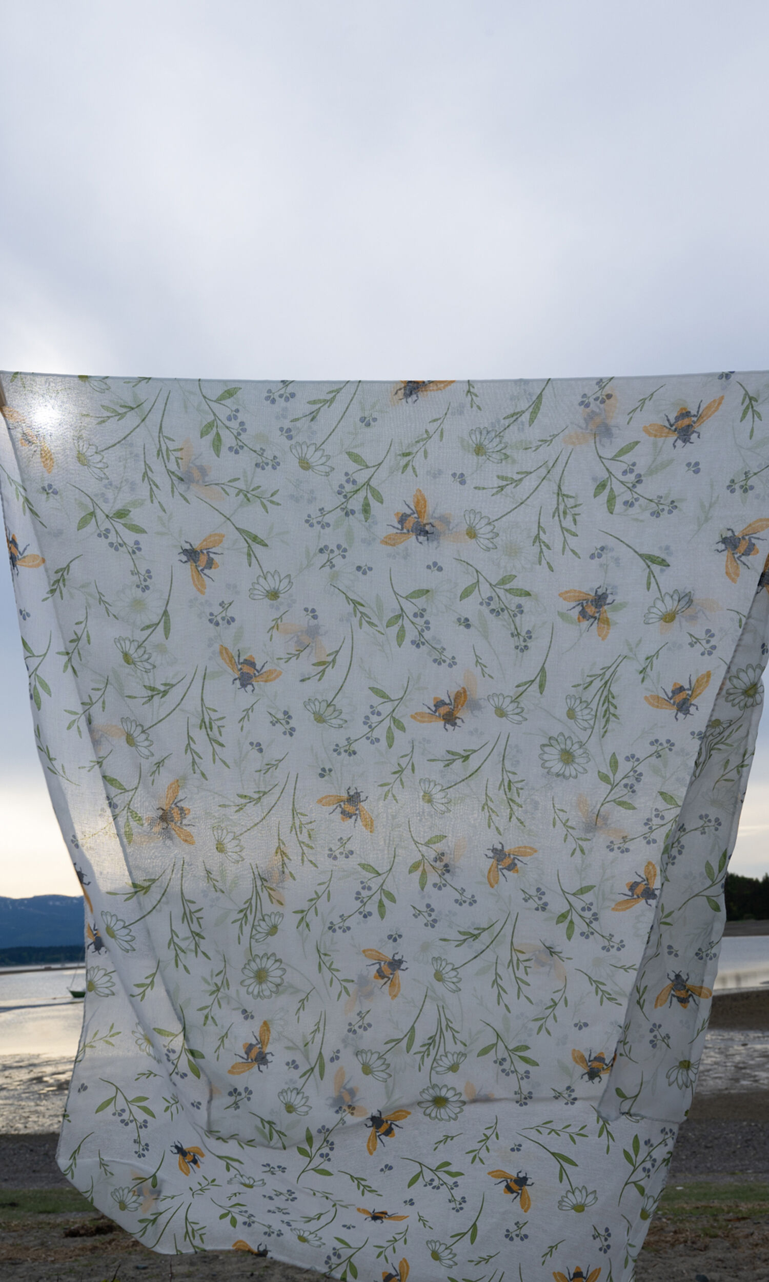 Flowers & Bees Scarf