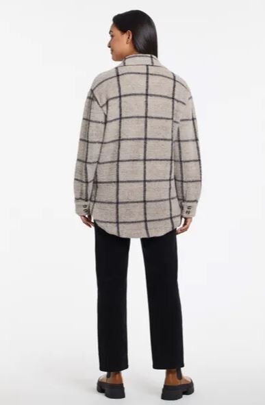 Canadian Neutral Winter Shacket  Image 3