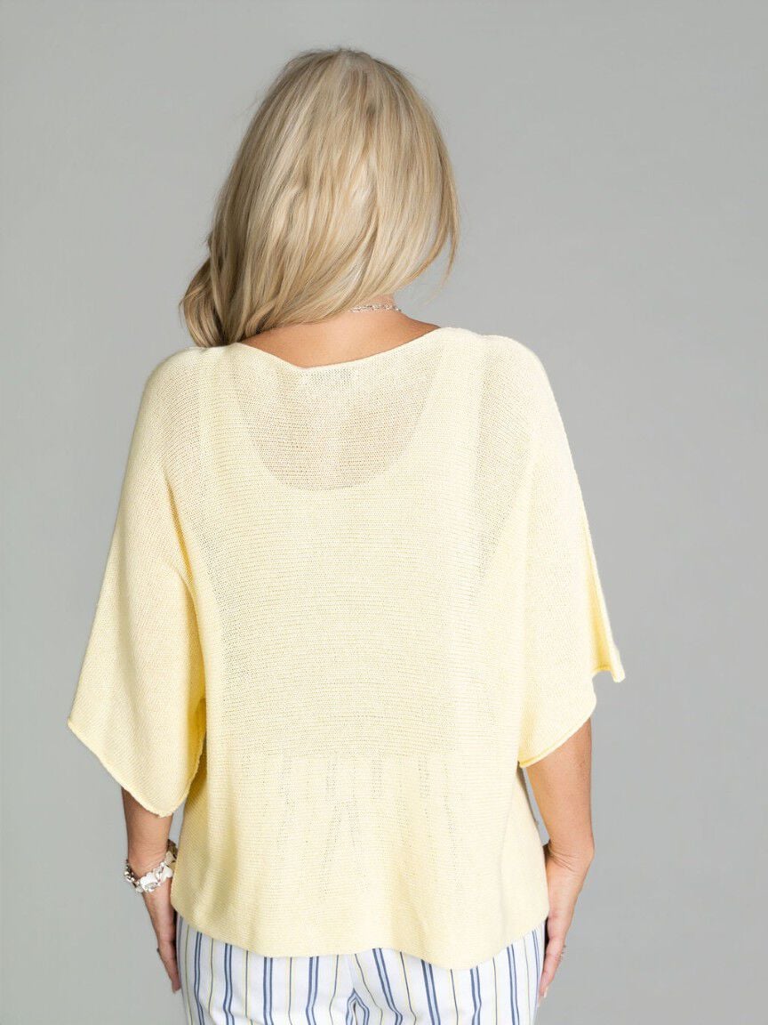 Short Sleeve Dolman Sweater Image 4