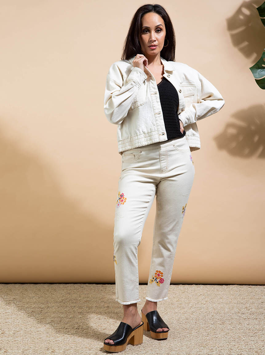 Oversize Jacket w/ Elastic Waist