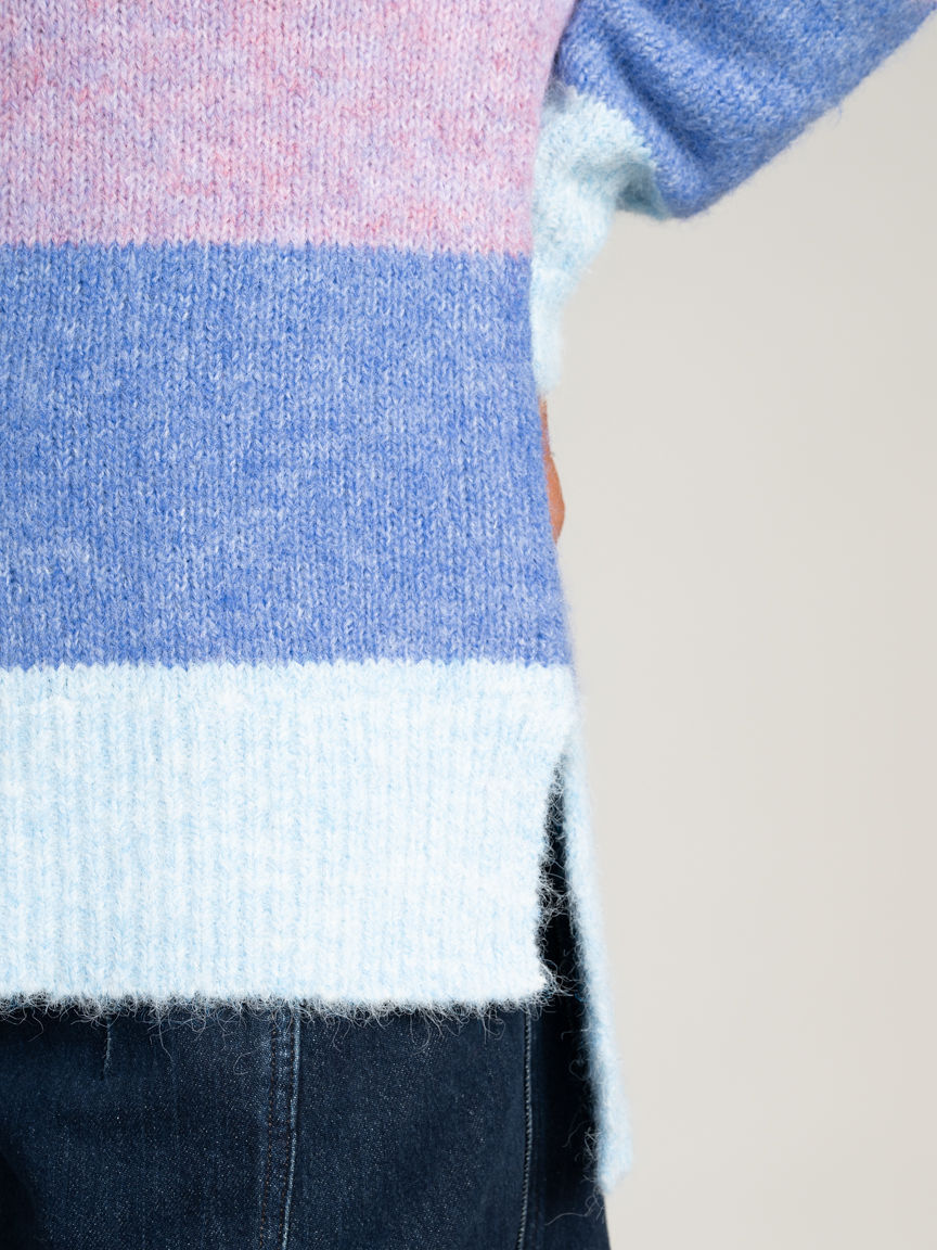 Color Block Knit Sweater
