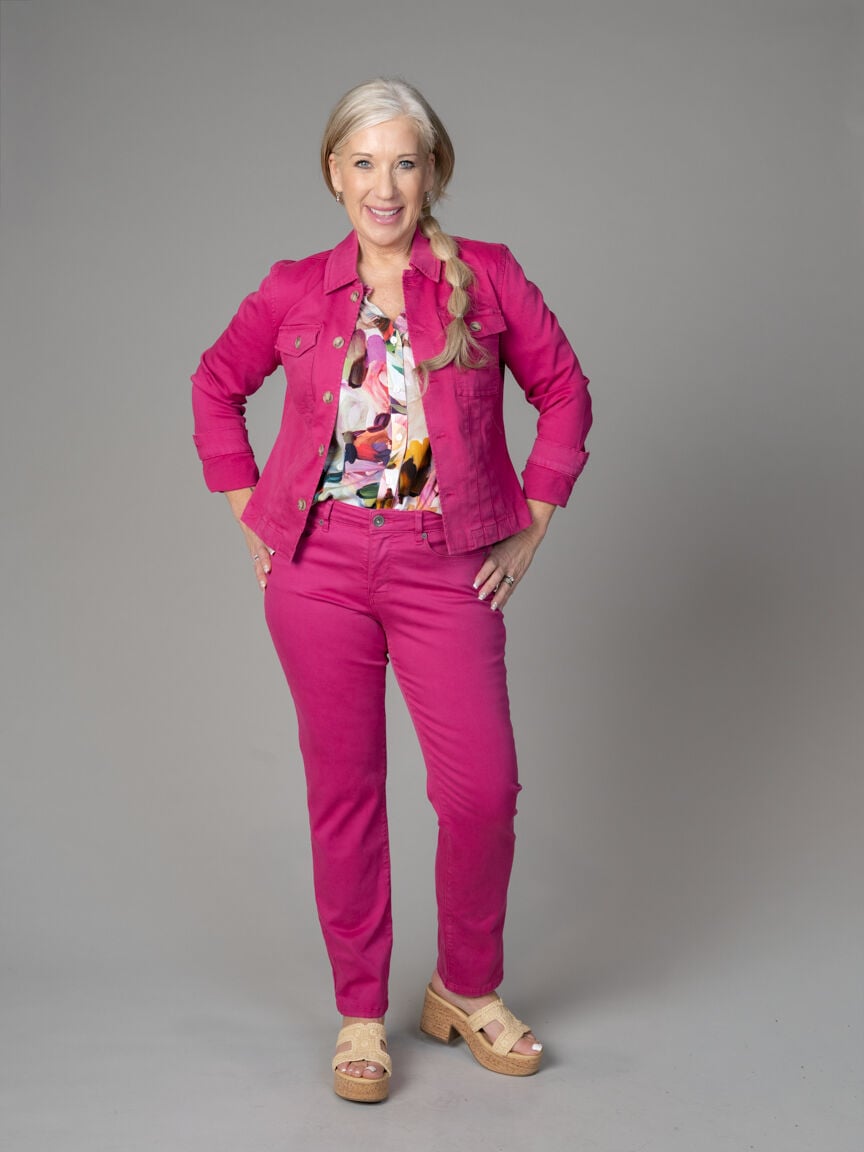 5 Pocket Colored Jeans  Image 7