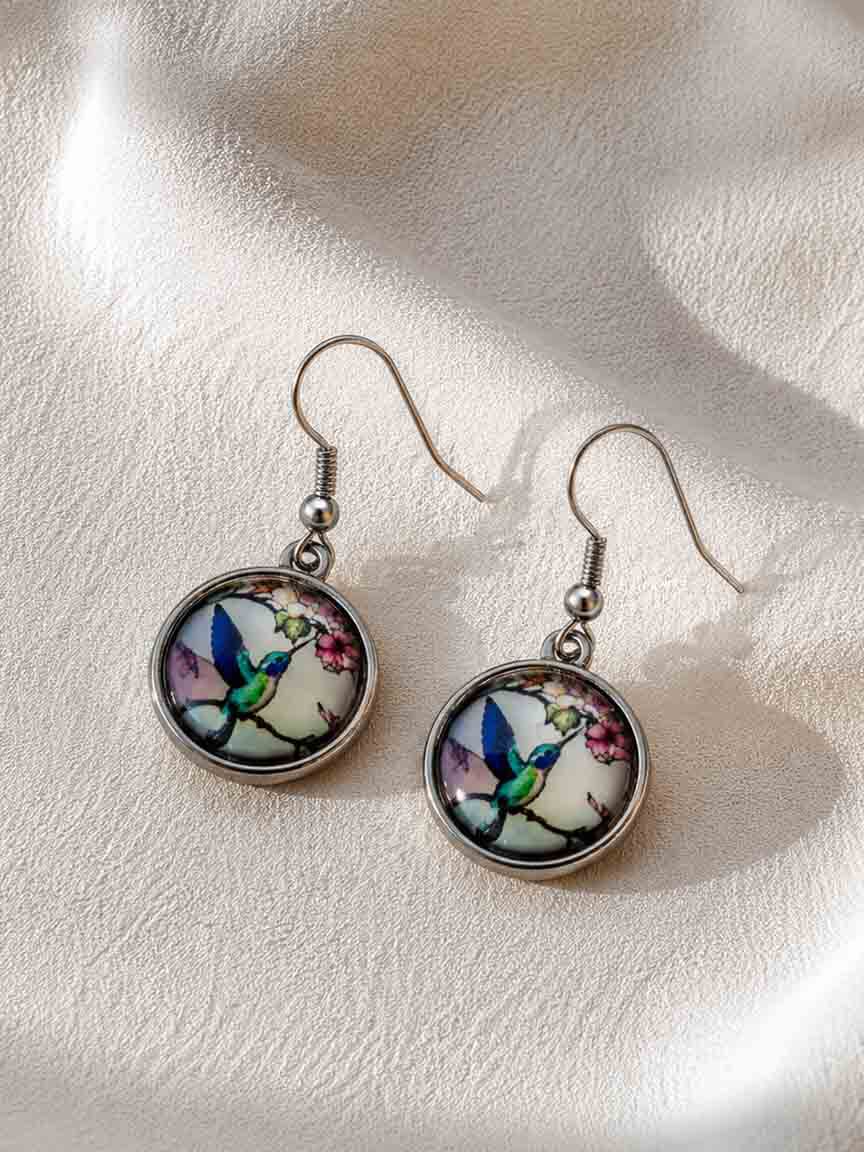 Hummingbird Pendant Necklace Image 3