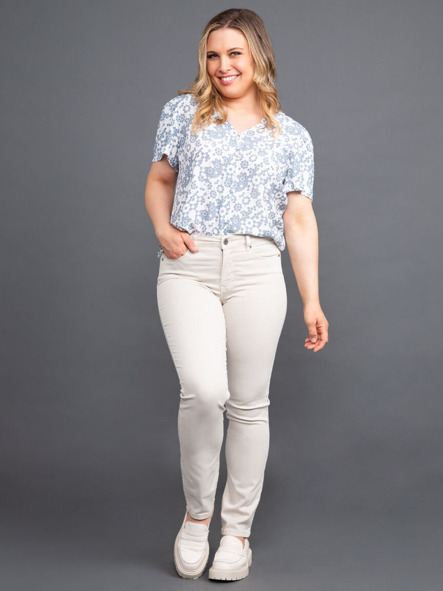 5 Pocket Colored Jeans