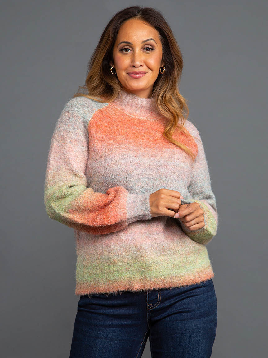 Boucle Crew Neck Sweater Image 2