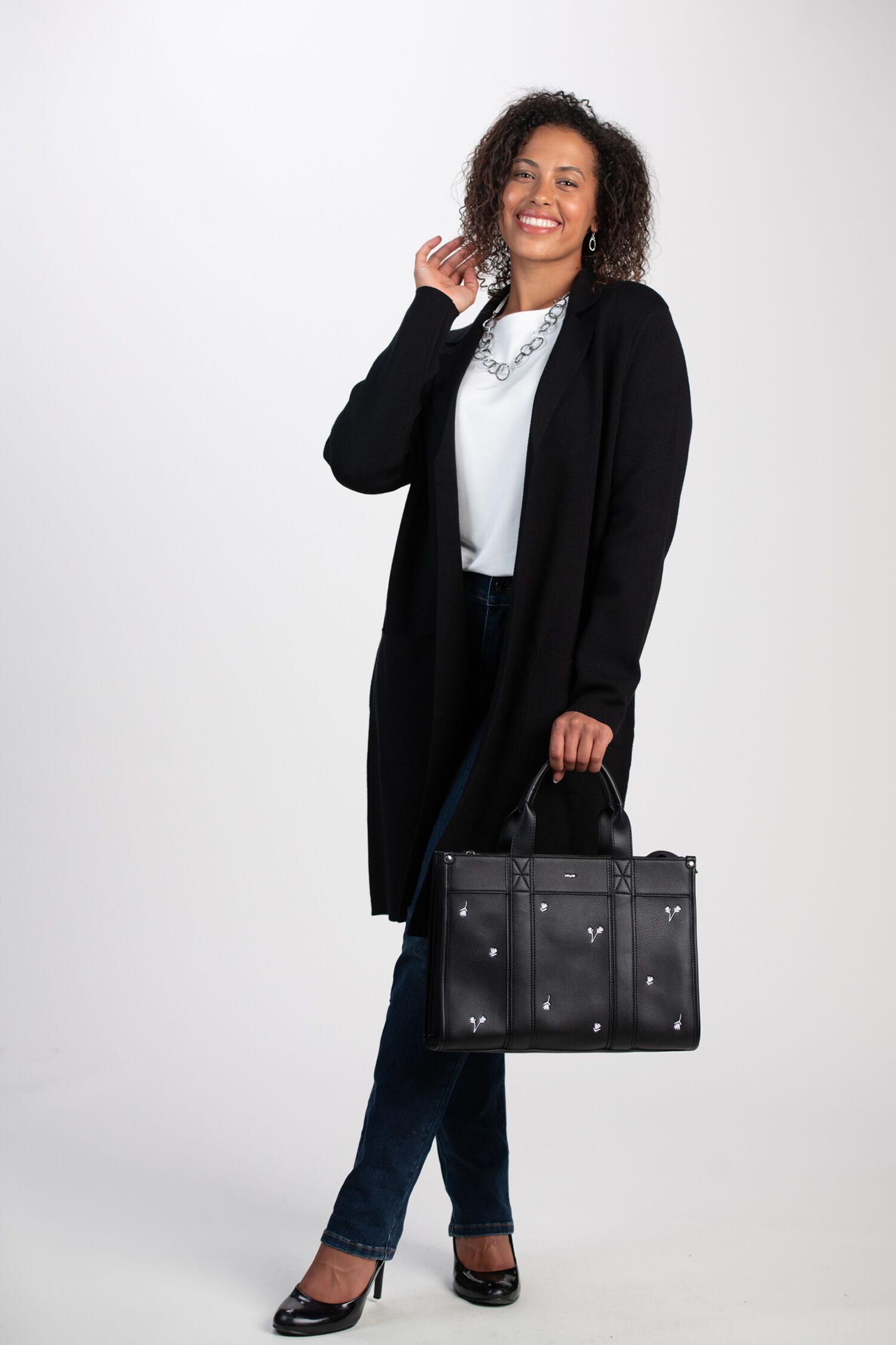 Collared Long Cardigan  Image 4