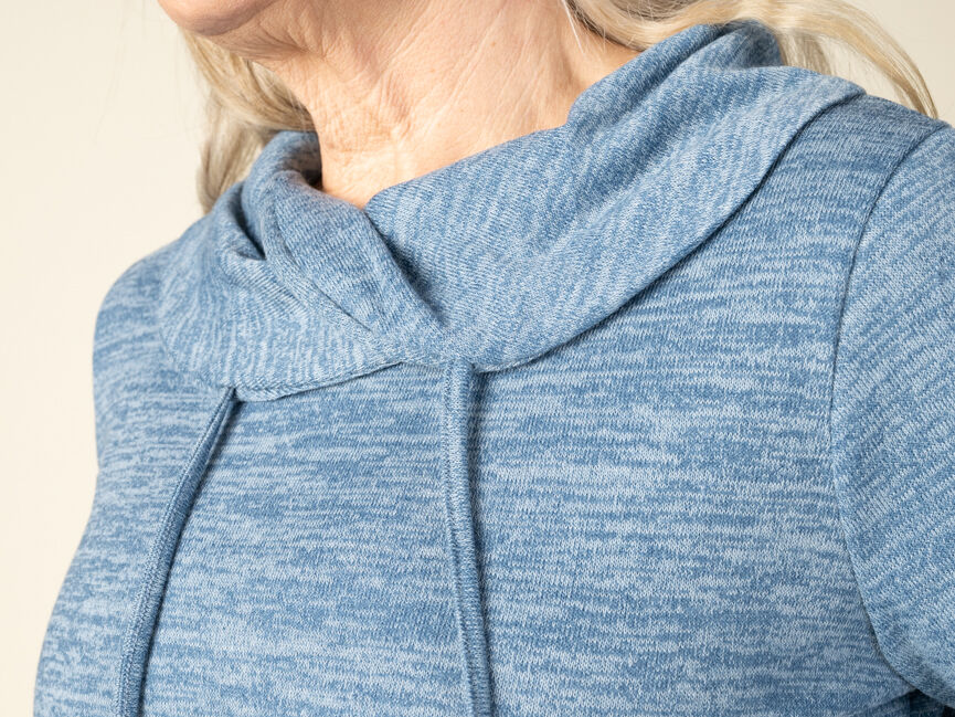 3/4 Sleeve Cowl Neck Top Image 4