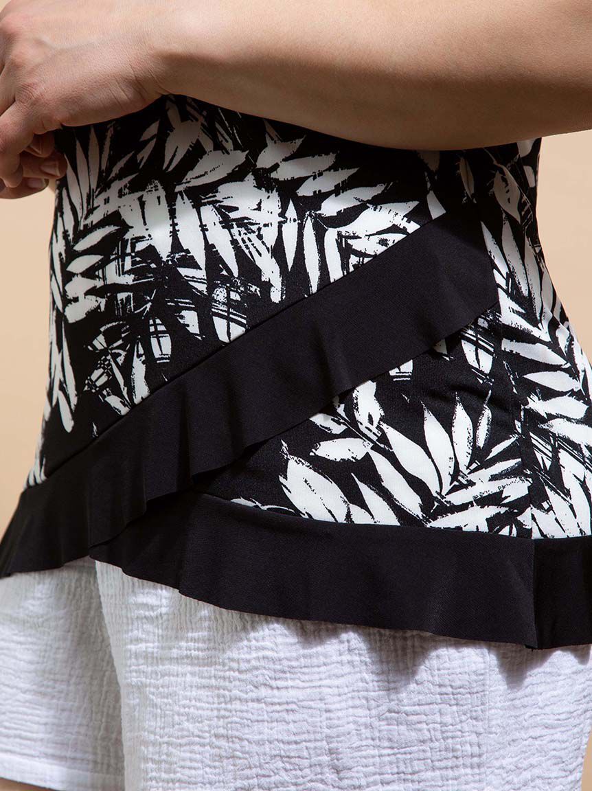 Tropical Print Sleeveless Top Image 5