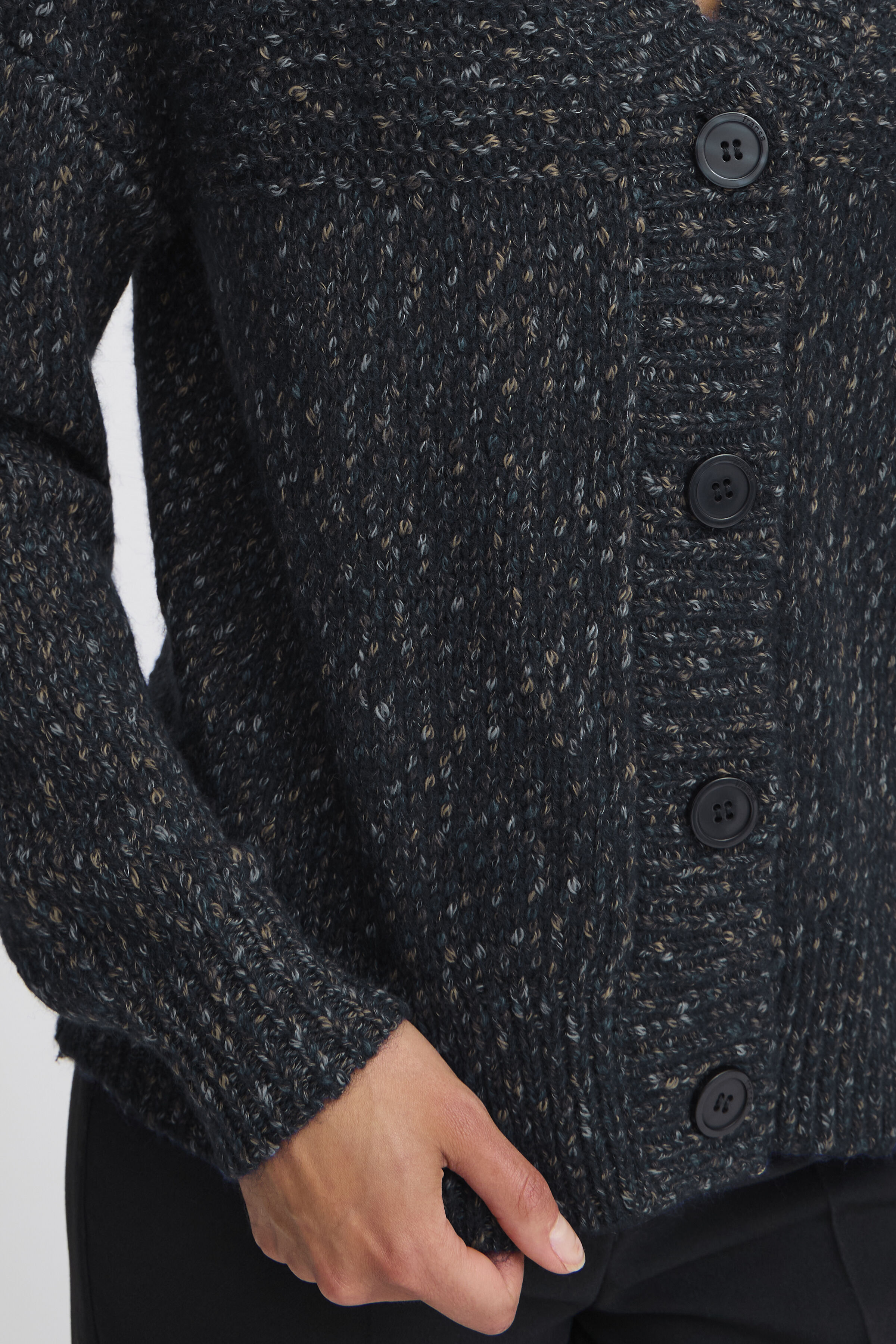 Long Sleeve Knit Cardigan Image 2