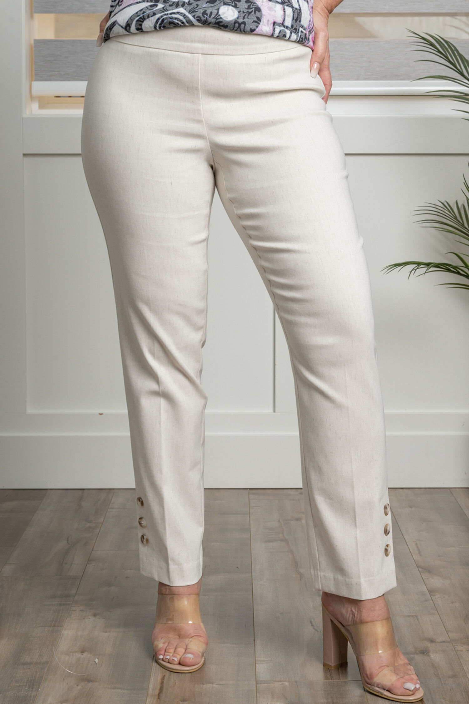 Linen Ankle Pant Image 2