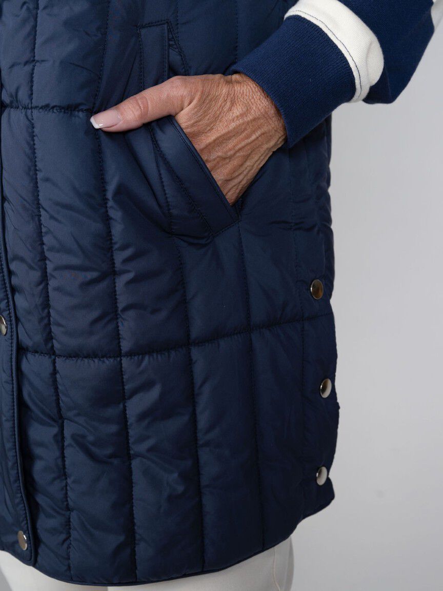 Reversible Quilted Hooded Vest