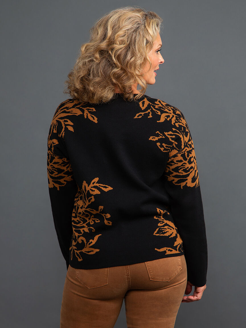 Reversible Floral Sweater Image 6