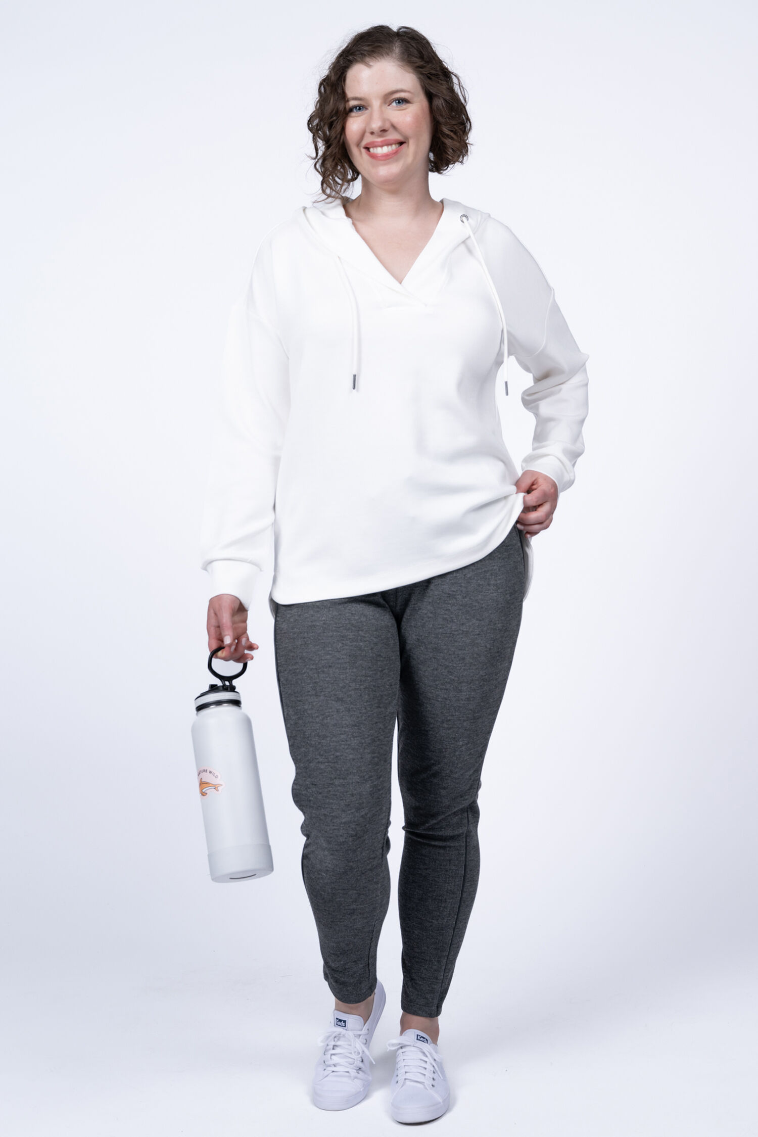 Pull-On Pant w/ Pleather Detail  Image 1