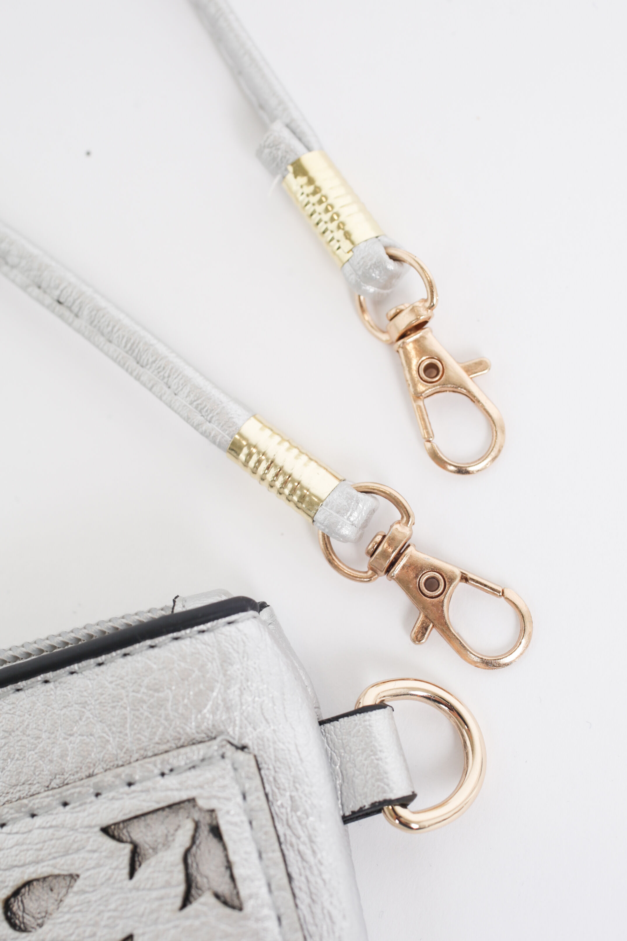 Silver Crossbody Bag Image 4