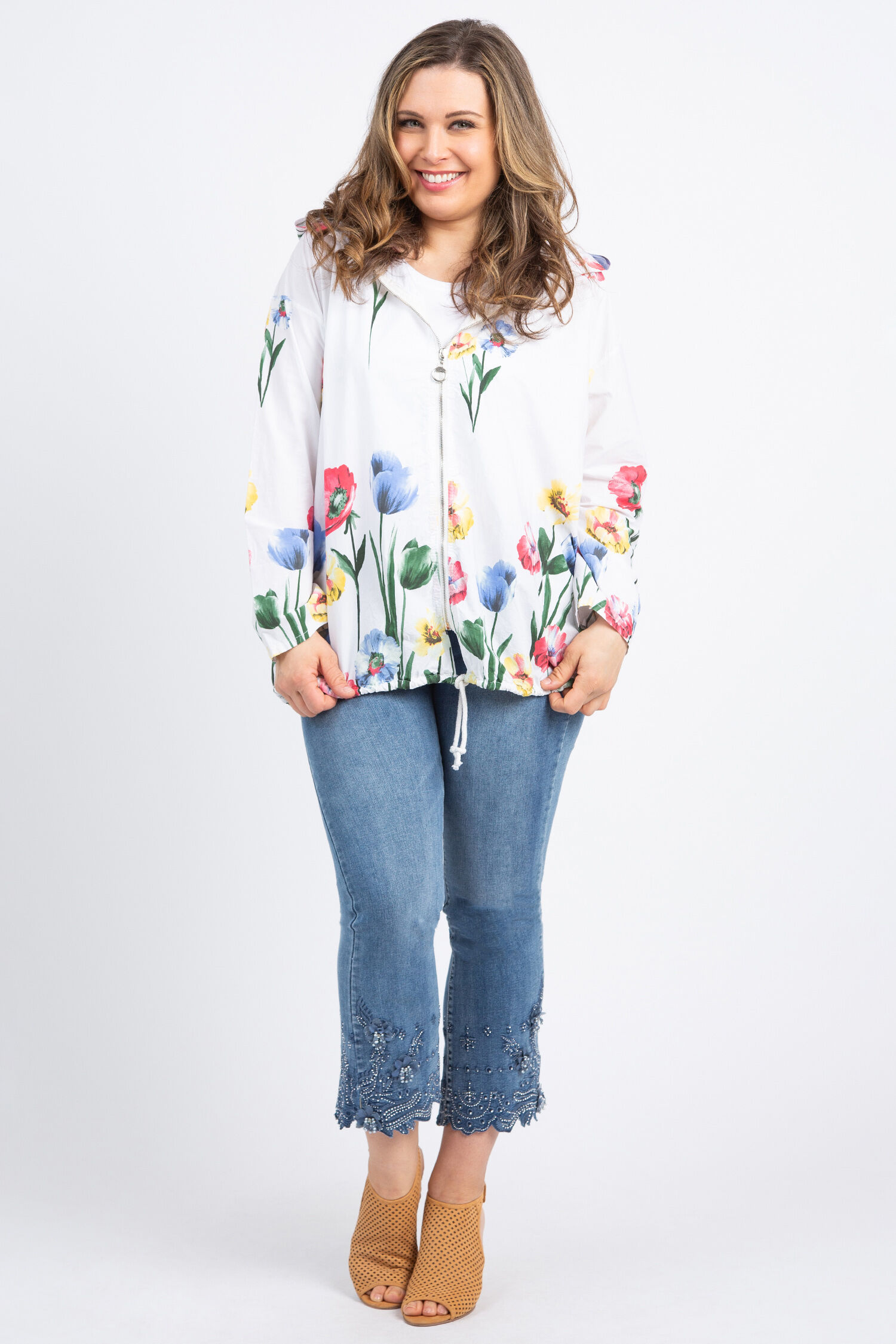 Cotton Zip-Up Jacket Image 2