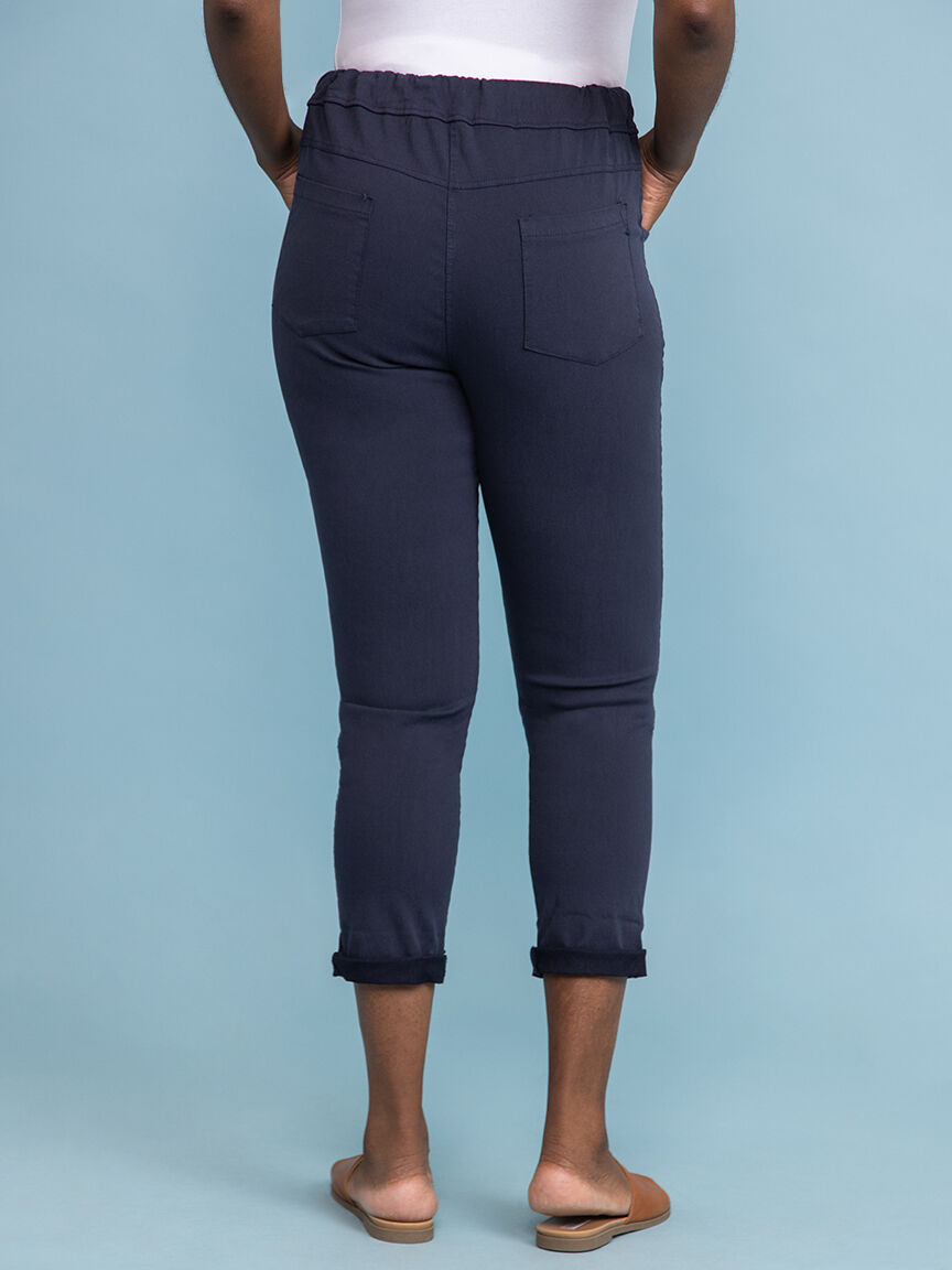 Casual Pants with Lurex Drawstring  Image 4