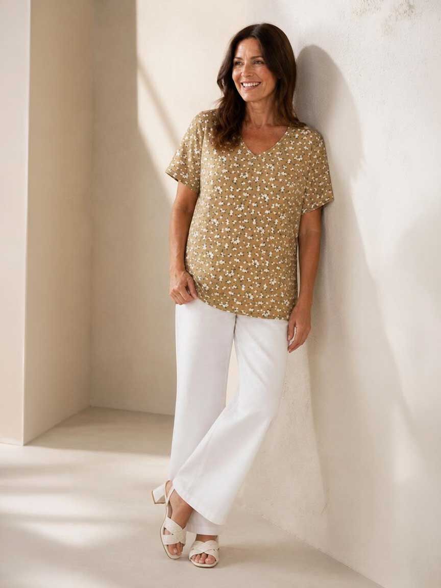 Lightweight V-Neck Top