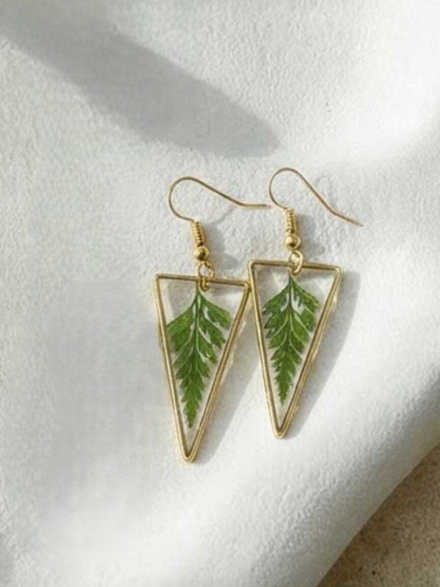 Botanical Gold Leaf Necklace Set