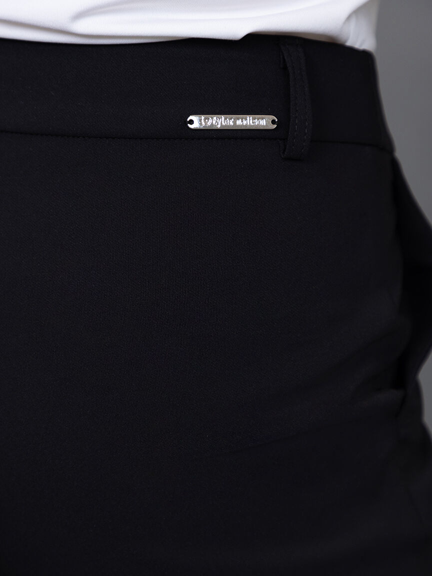 Straight Leg Pull On Ankle Pant