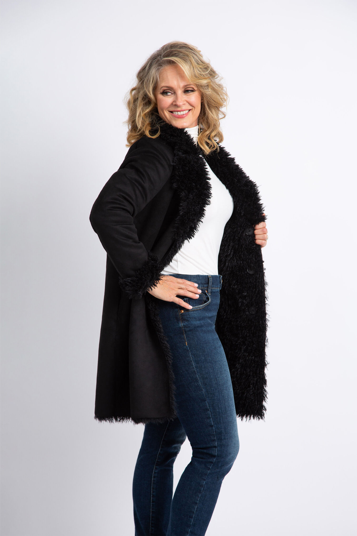Reversible Faux-Fur Jacket  Image 3