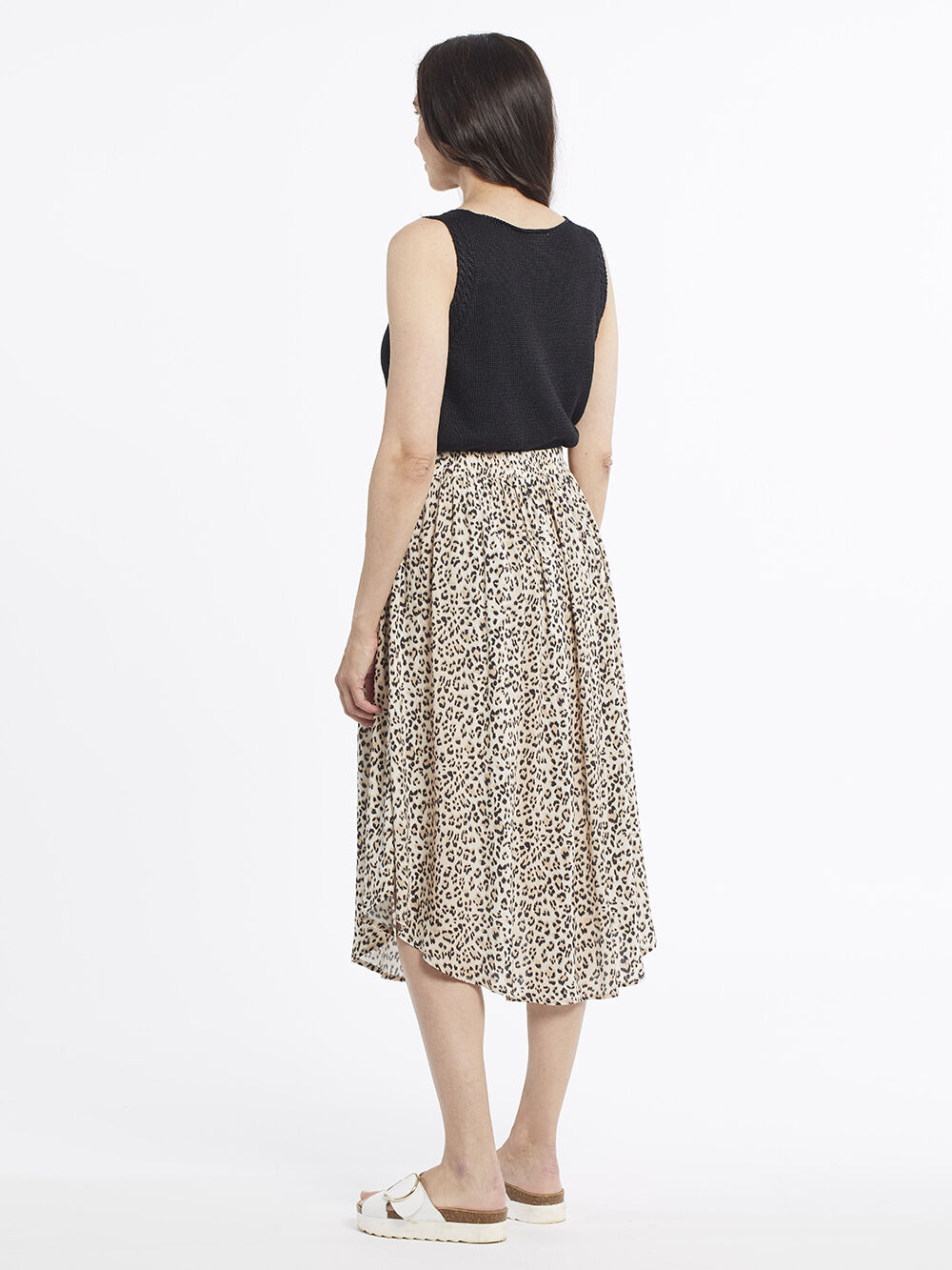 Leopard Tassel Skirt Image 3