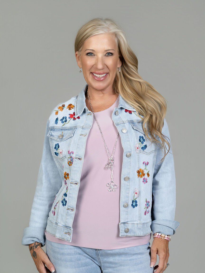 Embroidered Denim Jacket
